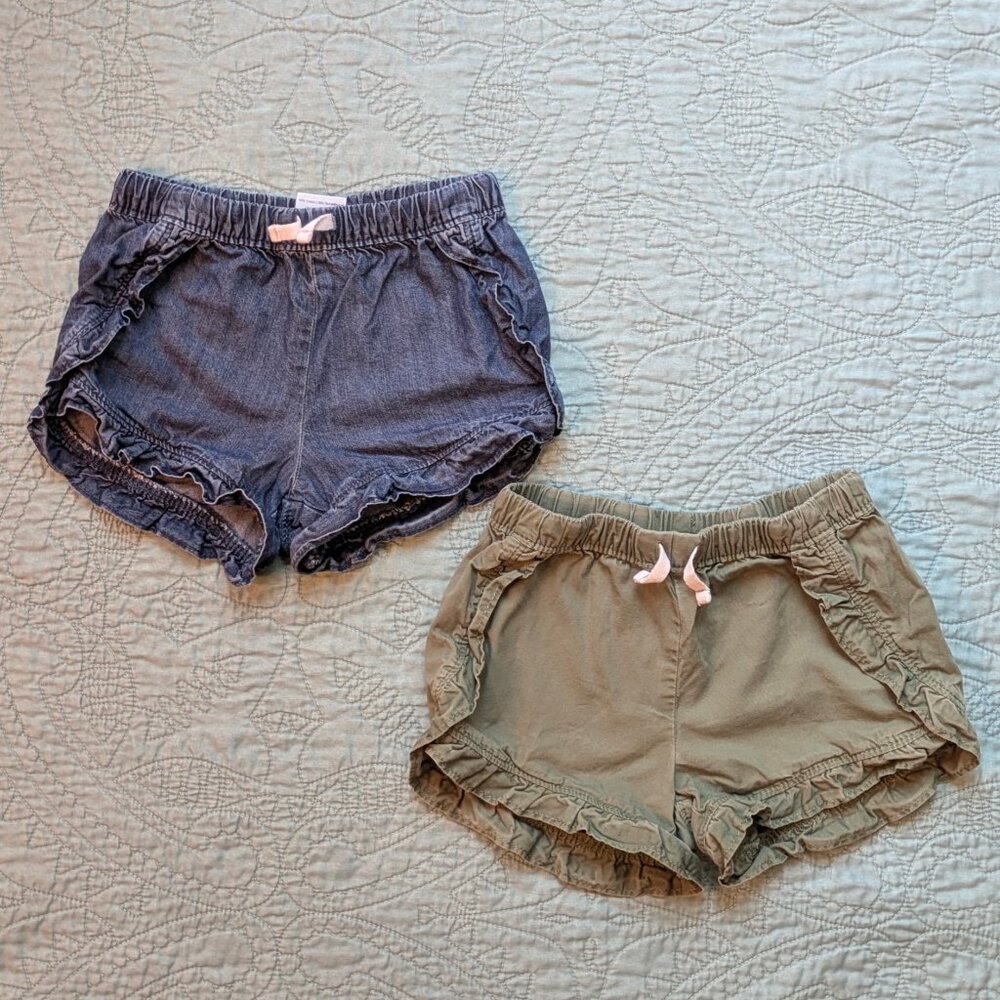 Jumping Beans Ruffle Shorts Kid Girl Size 6/6X